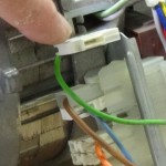 Make sure you always have the earth wire connected to your washing machine motor