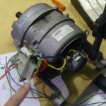 Washing machine motor test the wiring plug