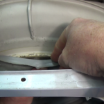 mouldy Washing Machine Door Seal inner clip